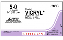SUTURE VICRYL 5/0  (J283G)   BOX/12