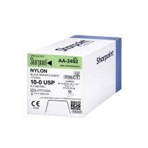 SUTURE NYLON 10/0 BLACK M.E.T POINT (AA-2492) BOX/12