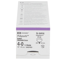 SUTURE POLYSORB 4/0 45CM (SL5691G)    BOX/12