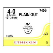 SUTURE PLAIN GUT 4/0 (742G) BOX/12