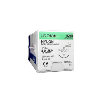 SUTURE NYLON LOOK 4/0 24MM (X920B)           BOX/12