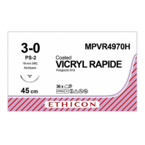 SUTURE VICRYL RAPIDE 3/0 
(MPVR4970H)  BOX/36