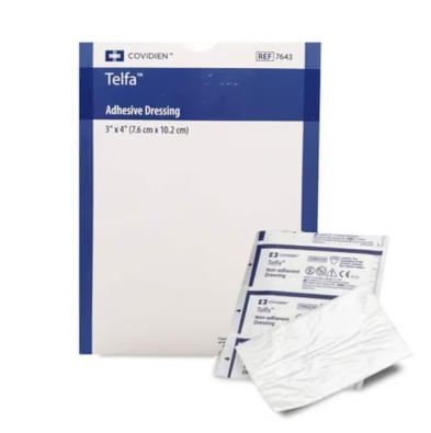  TELFA DRESSING ADH 7.5X10CM (7643) BOX/100