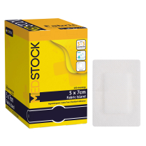 MEDSTOCK FABRIC ISLAND DRESSING 5X7CM (MS100507NSI) B100