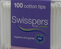 COTTON TIP APPLICATOR DOUBLE ENDED 7.5CM (CTA001) BX/100