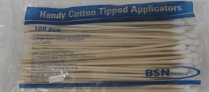 COTTON TIP SWABSTICK 15CM SINGLE END (CTA004) PACK/100