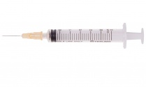 SYRINGE 3ML C/W NEEDLE L/L 25GX5/8 (SS+03L2516) BX/100