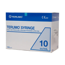 SYRINGE 10ML LUER LOCK TERUMO (SS+10L)  BOX/100