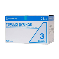 SYRINGE 3ML LUER LOCK TERUMO (SS+03L)  BOX/100
