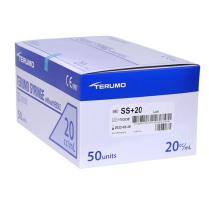 SYRINGE 20ML LUER LOCK TERUMO (SS+20L)  BOX/50