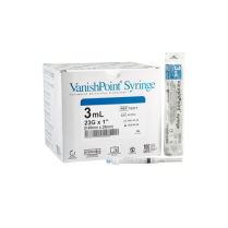 SYRINGE 3ML VANISHPOINT NEEDLE (VP10311-100) 23G BX/100