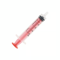SYRINGE 5ML LUER SLIP RED PLUNGER (UX5R) BOX/100