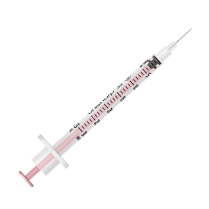SYRINGE 0.3ML UNISHARP 32GX8MM PINK (U32PK) BOX/100