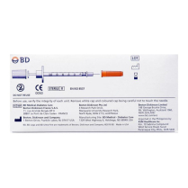 SYRINGE 1ML INSULIN 27GX1/2 (328415) BOX/100