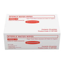 WATER WIPES STERILE (WP1020)              BOX/50