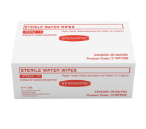 WATER WIPES STERILE (WP1020)              BOX/50