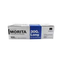 ULTRA SAFETY MORITA NEEDLE  XL 30G/25MM (SP-4080) BX100