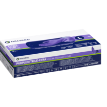 GLOVE NITRILE XTRA PURPLE LRG LONG CUFF (50603M) BX/50