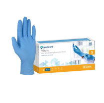 GLOVE VITALS BLUE NITRILE SMALL (1297B)    BOX/200