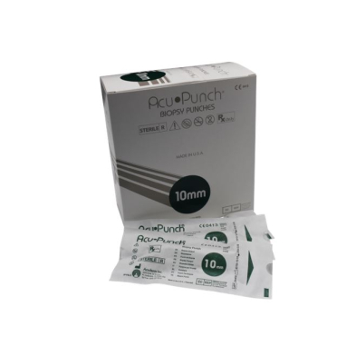 BIOPSY PUNCH 10MM ACU-PUNCH (P1050) BX10