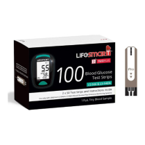 LIFESMART BLOOD GLUCOSE TEST STRIPS   BX/100