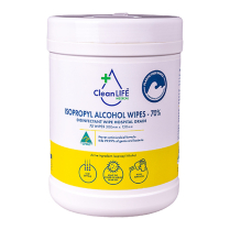 PLASTIC FREE ISOPROPYL 70% ALCO WIPE (CLM00032) TUB75