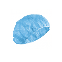 CAP BOUFFANT ROUND BLUE  (250102)    BOX/250