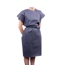 GOWN PATIENT X-RAY BLUE LARGE  (SCT200)  CTN/100