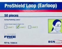 FACEMASK SPLASH RESIST E/L LEVEL 2 (72509-01) BX/50