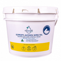 PLASTIC FREE ISOPROPYL 70% ALCO WIPE (CLM00012) TUB400