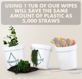 PLASTIC FREE ISOPROPYL 70% ALCO WIPE (CLM00012) TUB400