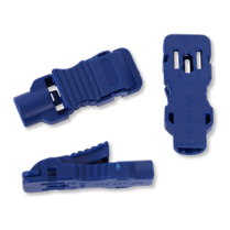 CLIP ECG UNIVERSAL AMBU SNAP BLUE (0334M) PK/10