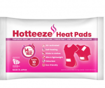 HOTTEEZE HEAT PADS HEAT FOR 14 HOURS    PACK/10