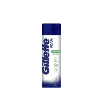 GILLETTE SHAVE FOAM SENSITIVE 245G EA