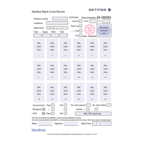 MEDITRAX BATCH CYCLE CARDS (6034311111)      BOX/250