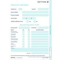MEDITRAX WEEKLY AUDIT CERTIFICATE (6006306013) 50P PK/1
