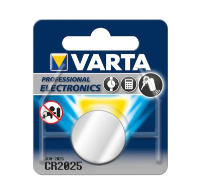 BATTERY VARTA LITHIUM 3V (CR2025) EA