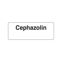 LABEL CEPHAZOLIN (M0003C) 12X32MM 500S N/S EACH