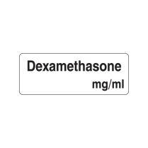LABEL DEXAMETHASONE MG/ML (M0044) 12X32MM 500 NS EACH