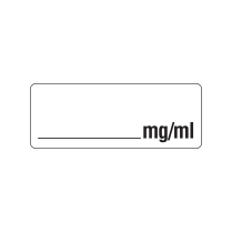 12X32MM ________MG/ML WHITE LABEL (M0004)