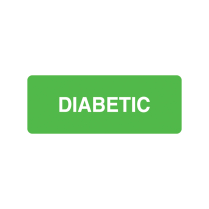 12X32MM DIABETIC LABEL (M0048)