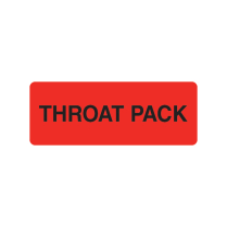 12X32MM THROAT PACK LABEL (M0049)