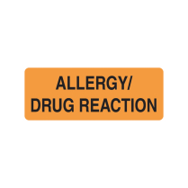 12X32MM ALLERGY/DRUG REACTION LABEL (M0484)