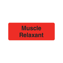 12X32MM MUSCLE RELAXANT LABEL (R12)