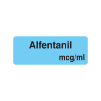 12X32MM ALFENTANIL MCG/ML LABEL (R16)