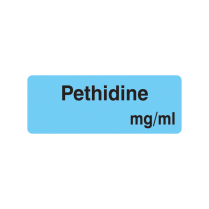 12X32MM PETHIDINE MG/ML LABEL (R20)