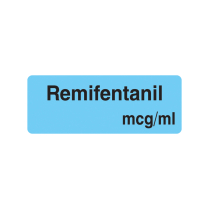12X32MM REMIFENTANIL MCG/ML LABEL (R21C)