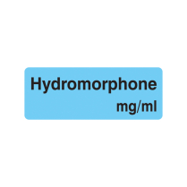12X32MM HYDROMORPHONE MG/ML LABEL (R21G)