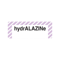 12X32MM HYDRALAZINE LABEL (R43E)