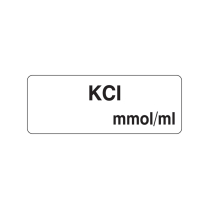 12X32MM KCL MMOL/ML LABEL (R65)